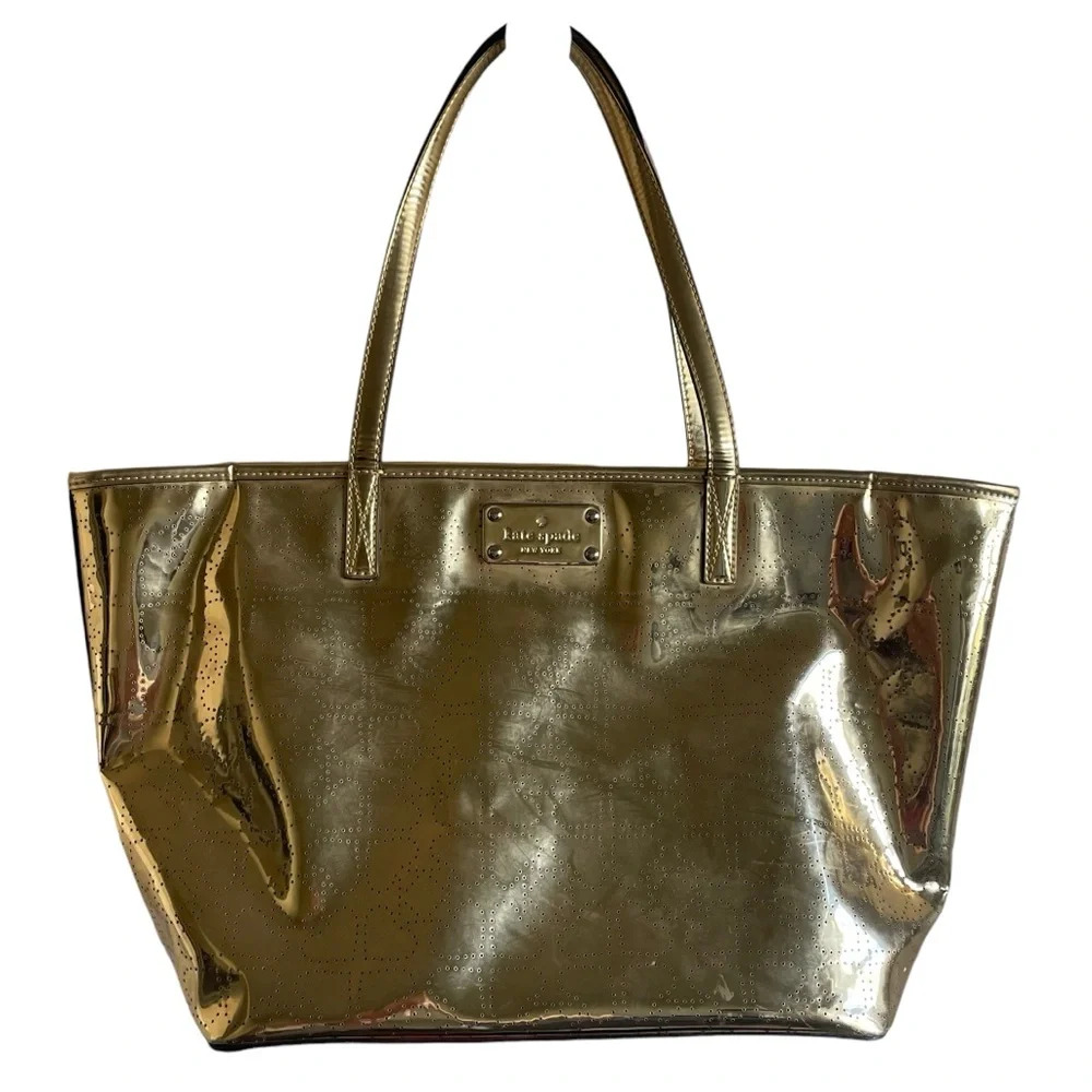 Kate Spade Gold Tote Bag